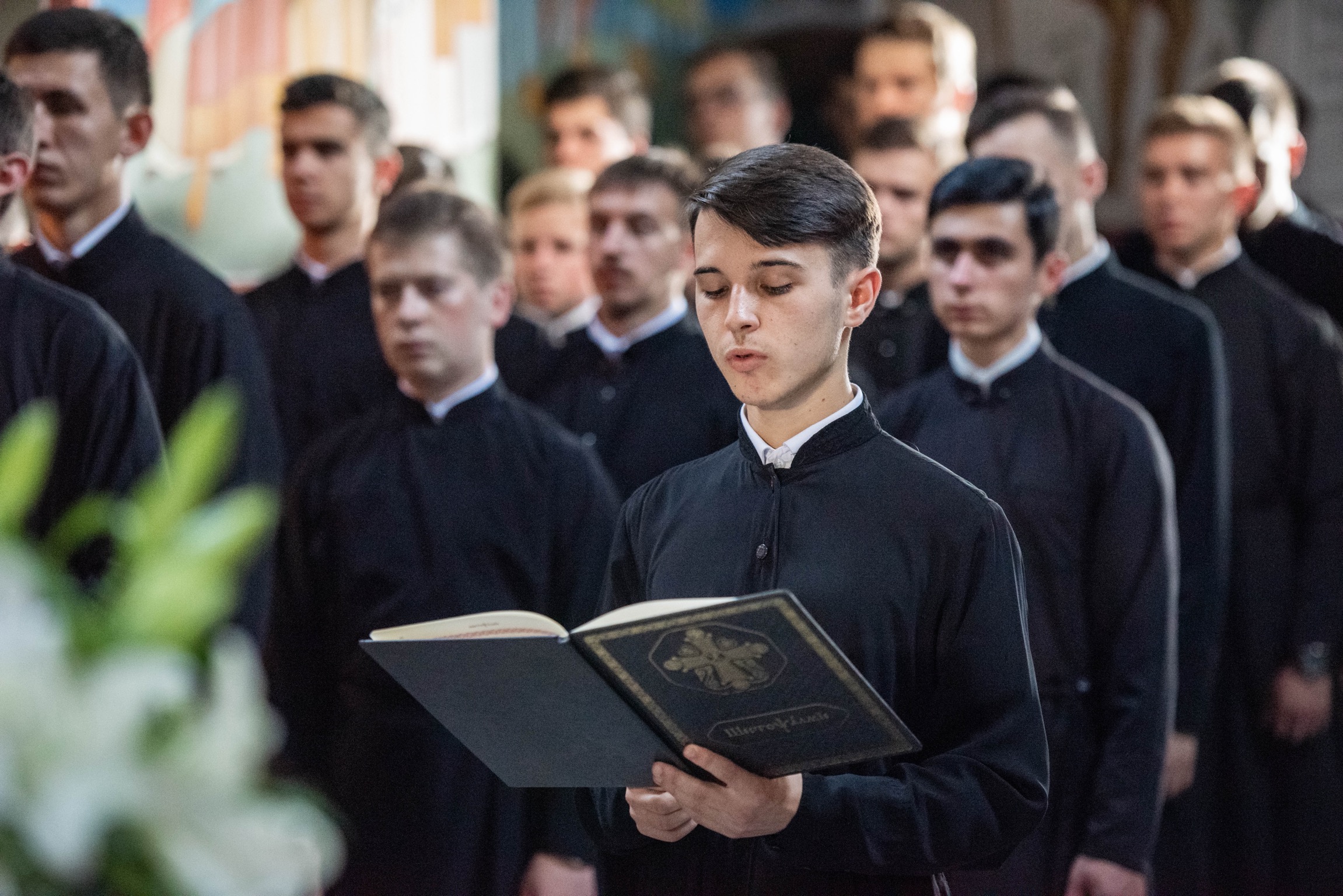В Академії молились за вечірнім богослужінням напередодні початку нового навчального року