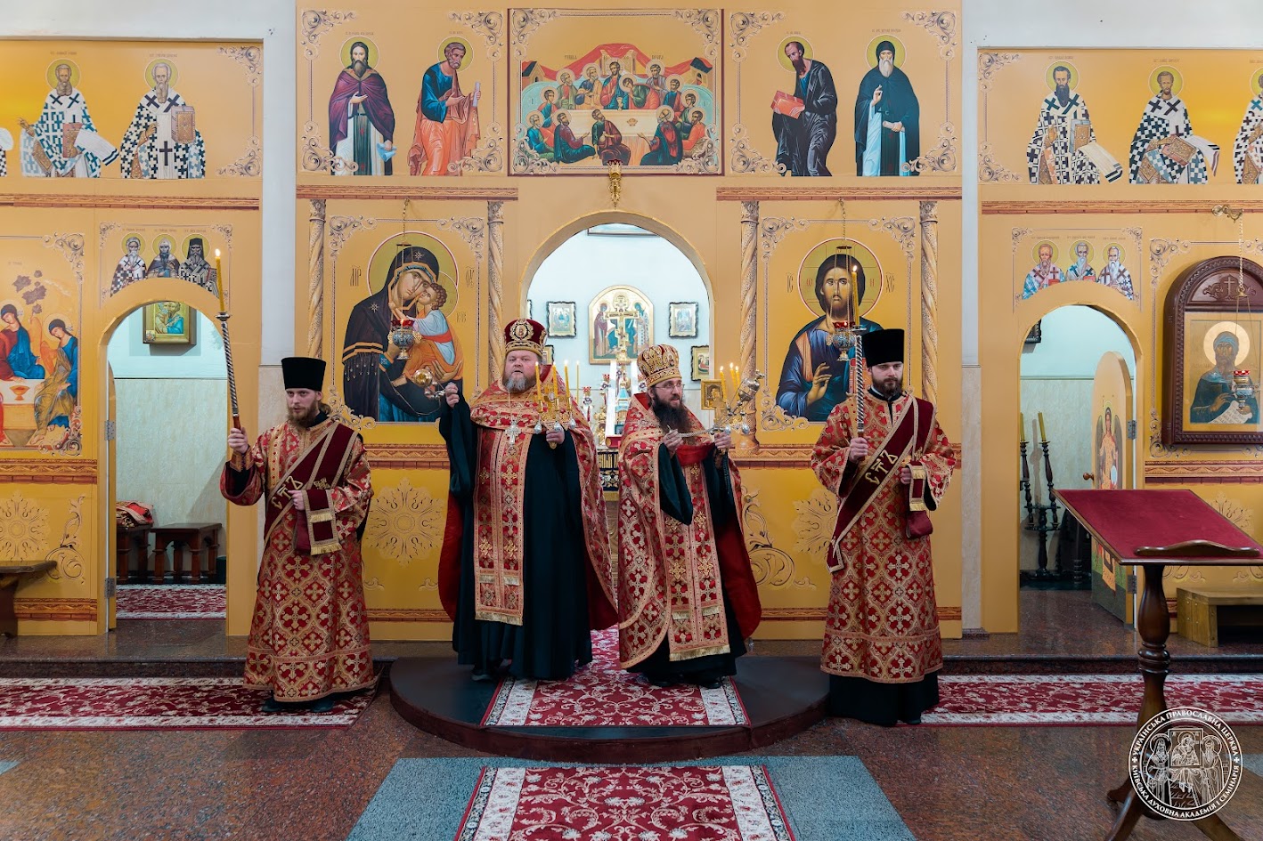 Напередодні віддання Пасхи в Академії відслужено вечірнє богослужіння Пасхальним чином