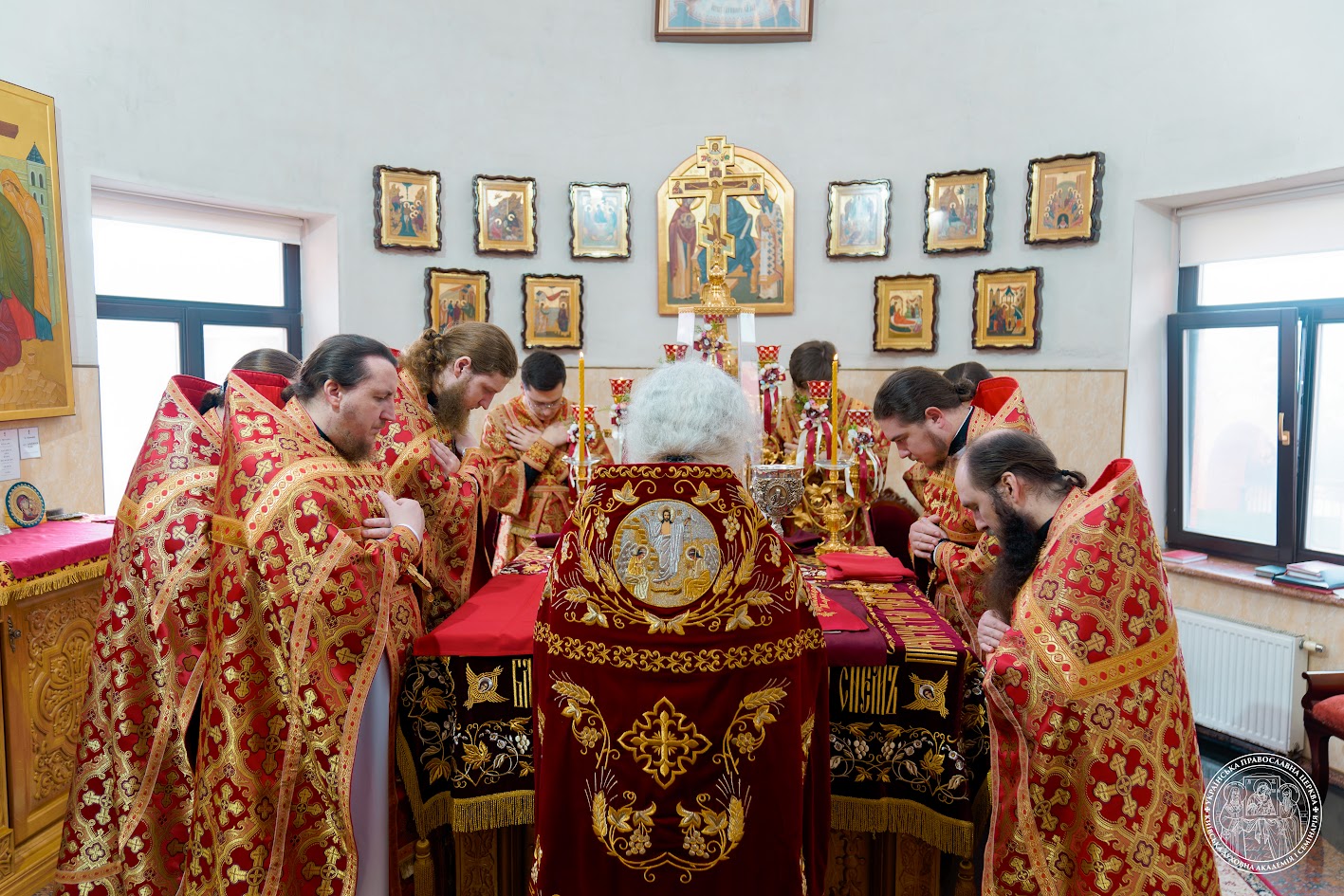 У день віддання свята Пасхи в Академії звершена Божественна Літургія