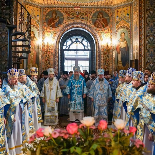 Ректор КДАіС взяв участь у Божественній літургії з нагоди престольного свята скиту Києво-Печерської Лаври