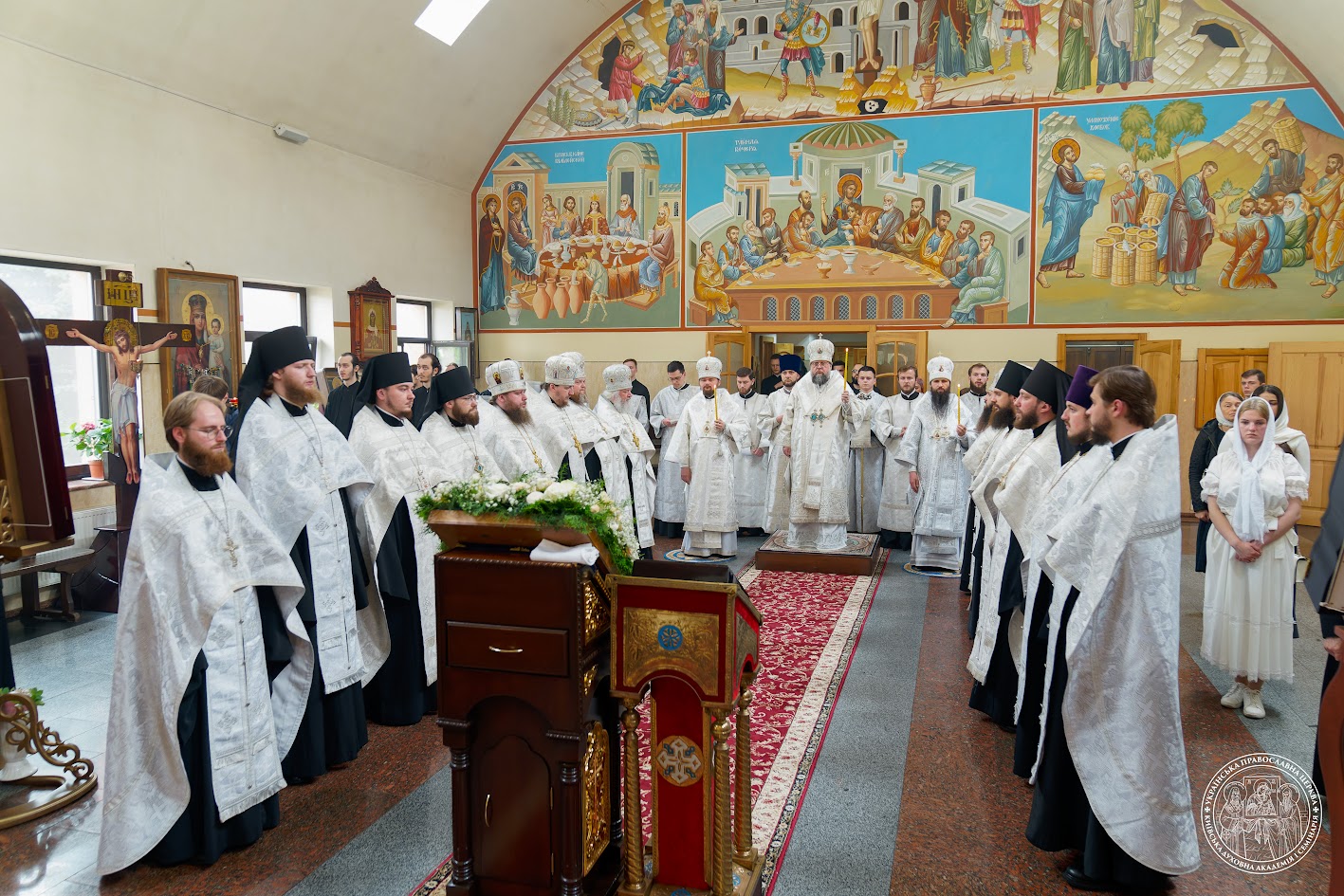 Київські духовні школи молились за Всенічнім бдінням напередодні Дня народження ректора