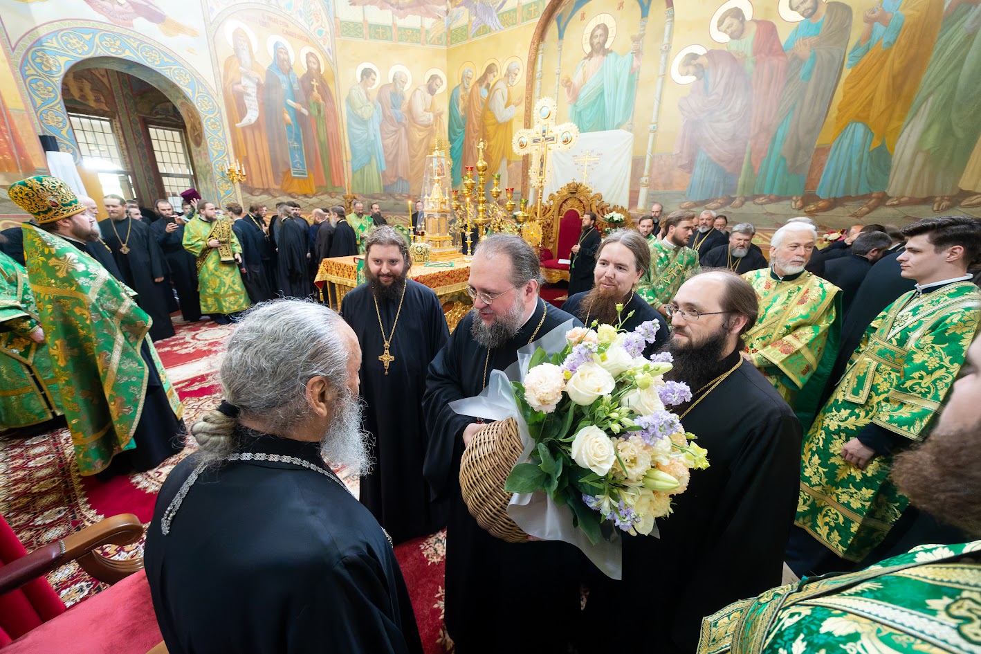 Київські духовні школи молились за Всенічним бдінням напередодні дня тезоіменитства Предстоятеля УПЦ