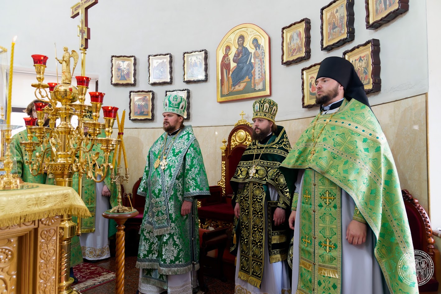 Божественна літургія у день пам’яті прп. Сергія Радонезького та прп. Афанасія Афонського