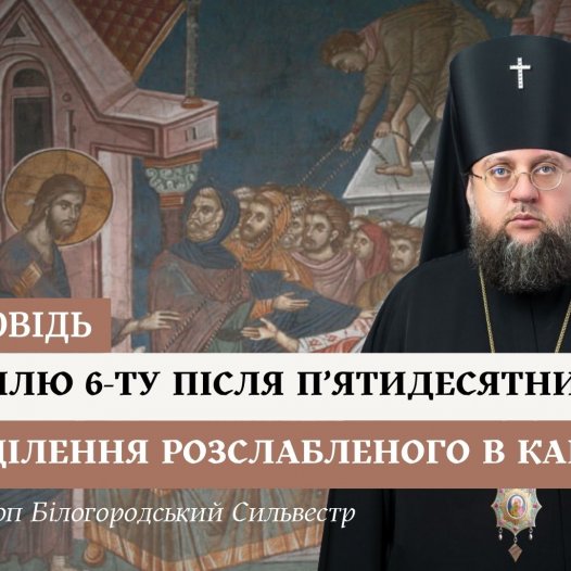 Проповідь архієпископа Білогородського Сильвестра у Неділю шосту після П’ятидесятниці