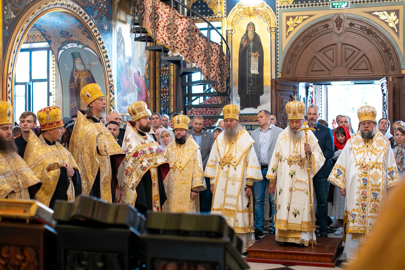 Архієпископ Сильвестр співслужив Предстоятелю УПЦ за Всенічним бдінням у Києво-Печерській Лаврі
