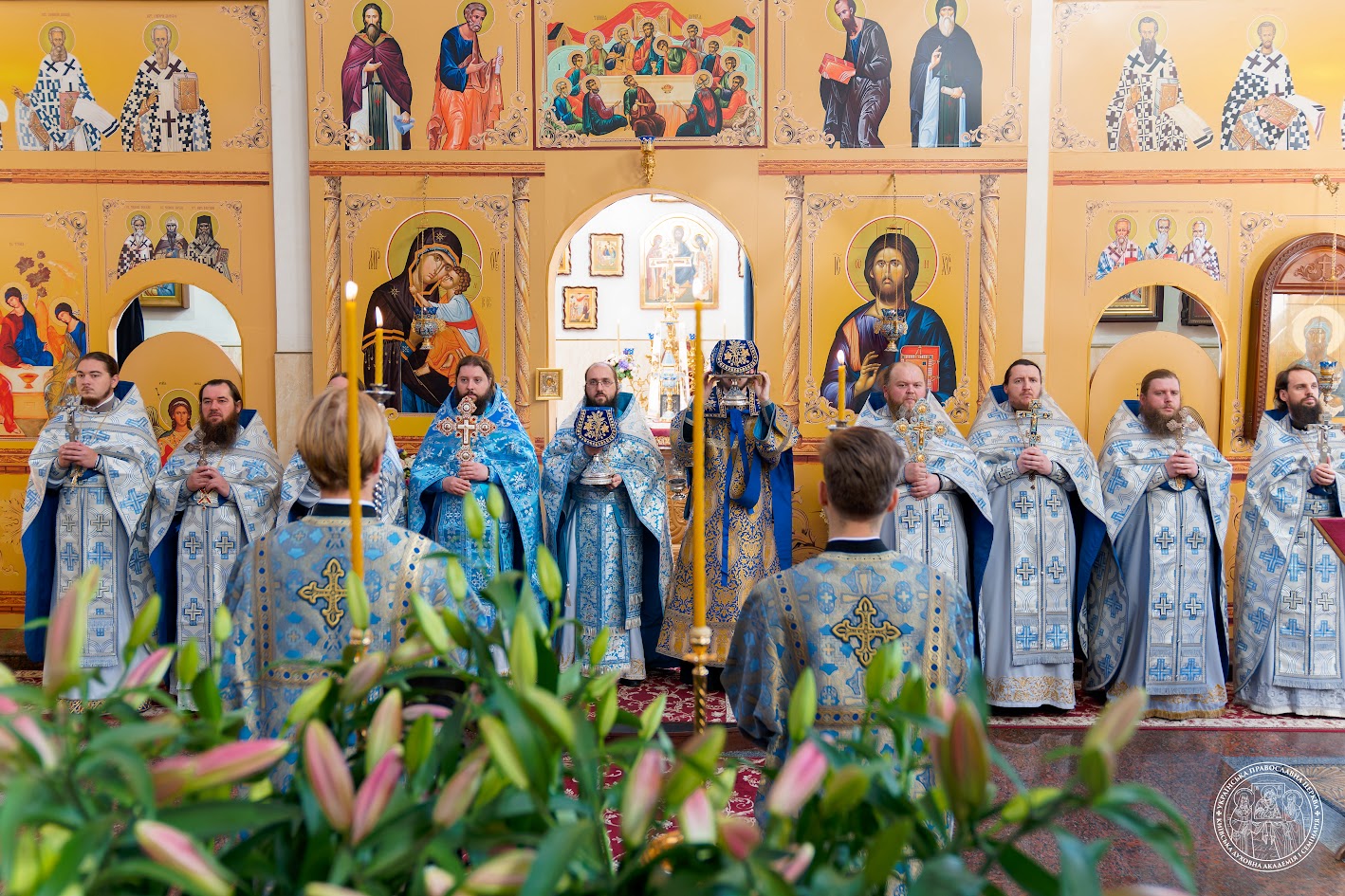 В Київських духовних школах молитовно відзначили свято Успіння Пресвятої Богородиці