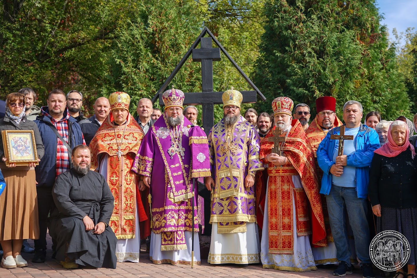 Ректор КДА очолив престольне свято у Хрестовоздвиженському храмі столиці