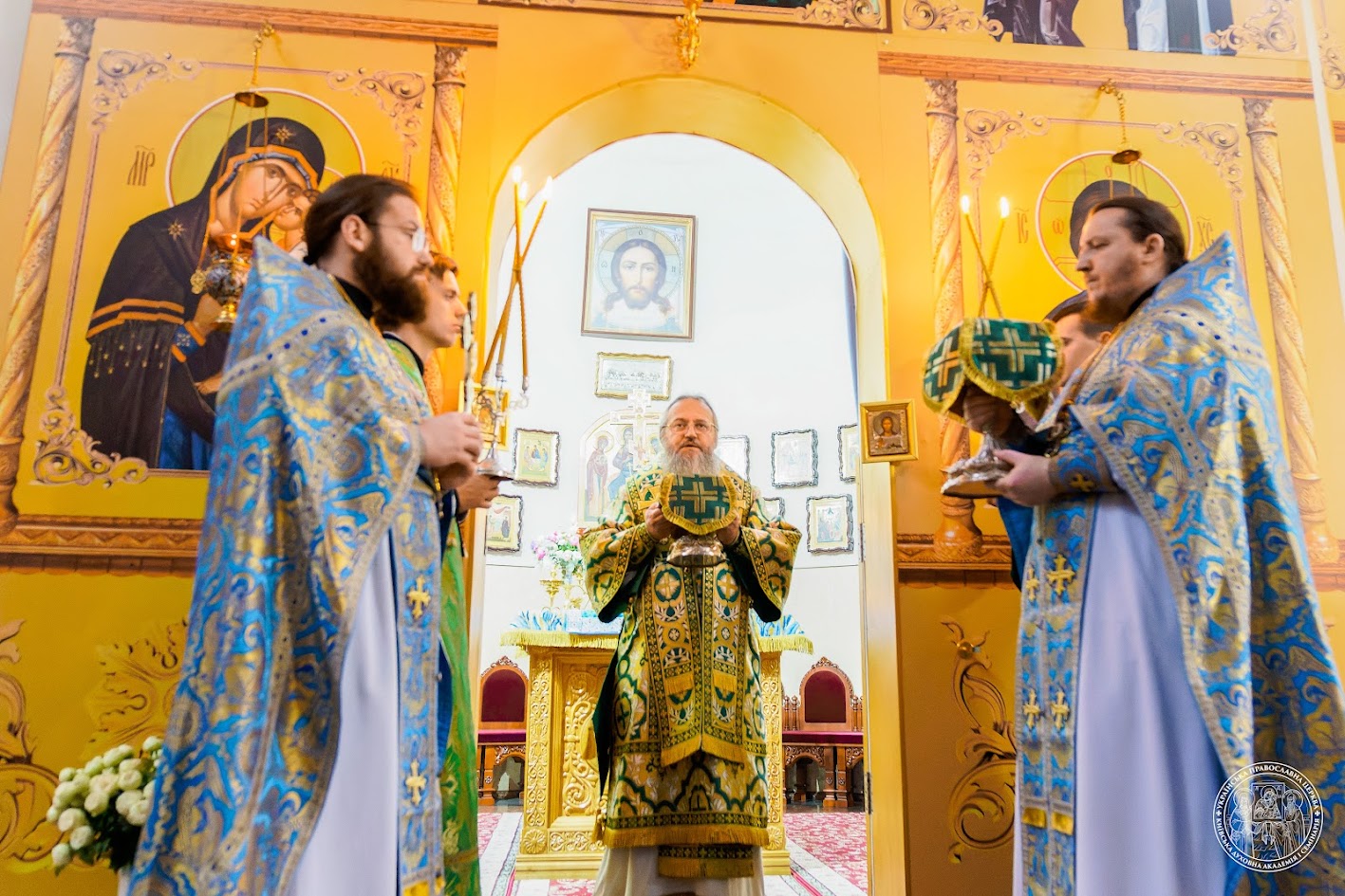 Голова Учбового комітету при Священному Синоді УПЦ звершив Божественну літургію в Академічному храмі