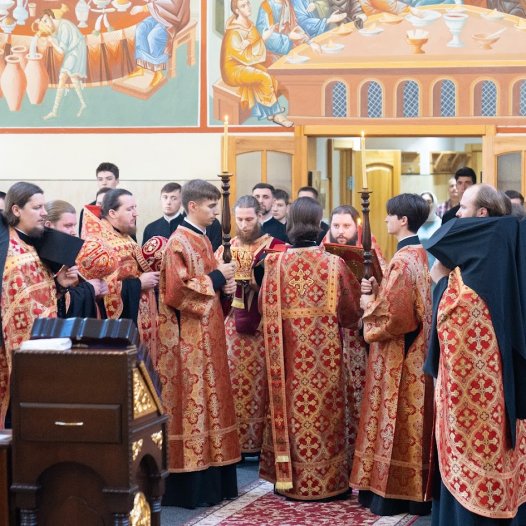 Київські духовні школи молились напередодні Усікновіння глави святого Пророка, Предтечі і Хрестителя Господнього Іоанна
