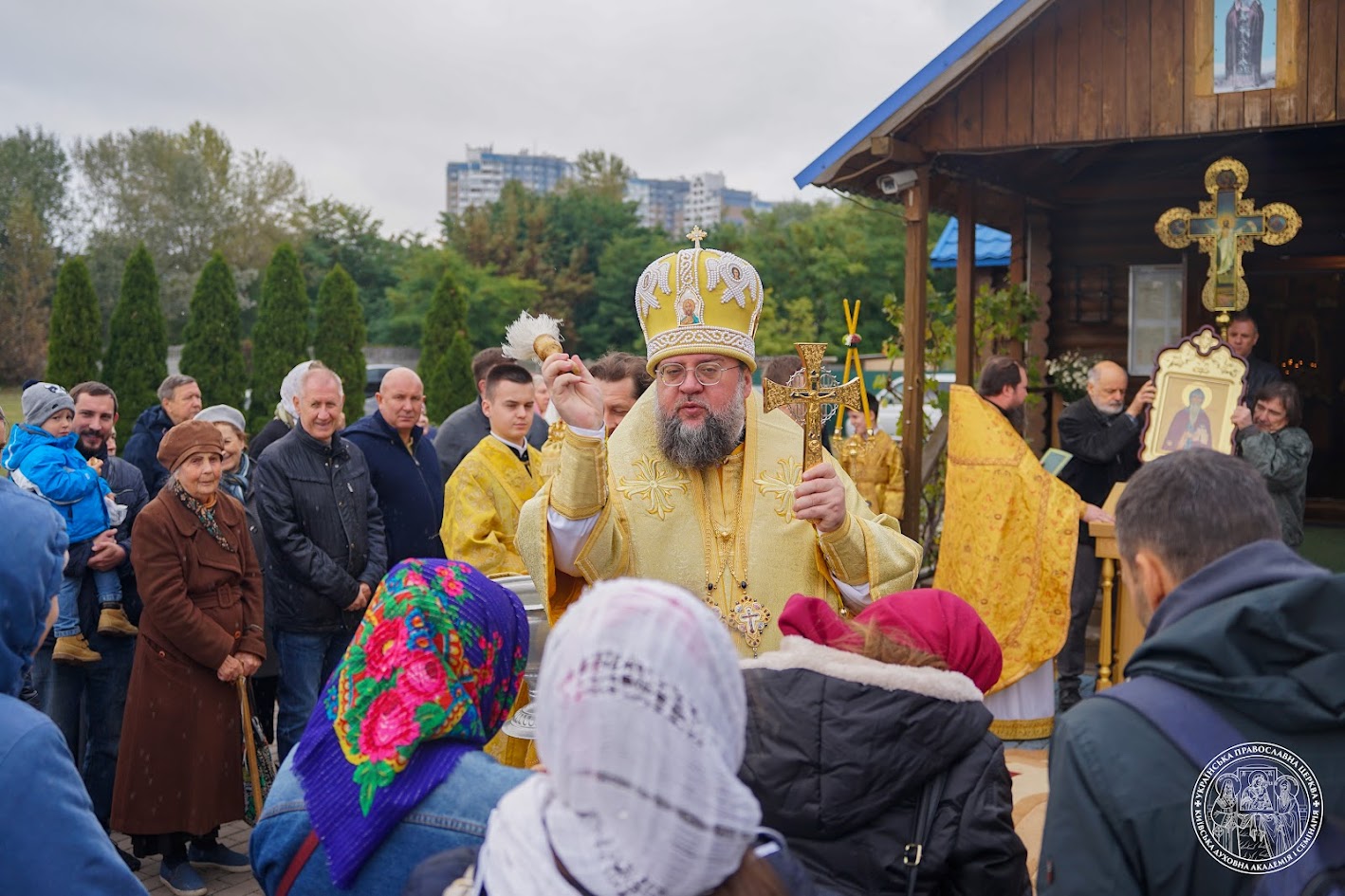 Ректор КДА очолив престольне свято храму на честь благовірного князя Олега Брянського