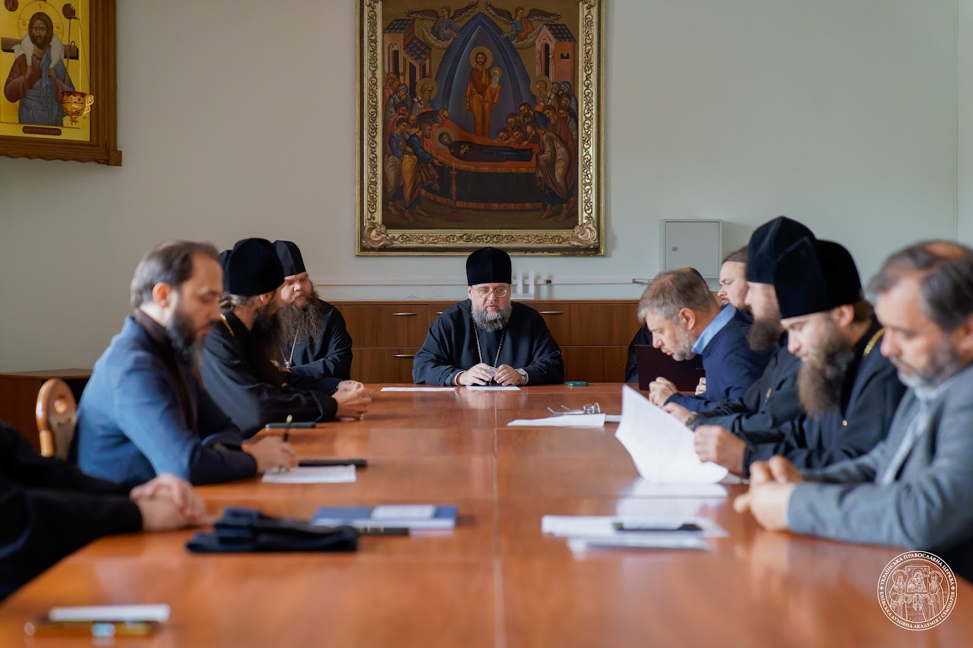 Відбулось засідання Вченої ради Київської духовної академії Відбулось засідання Вченої ради Київської духовної академії