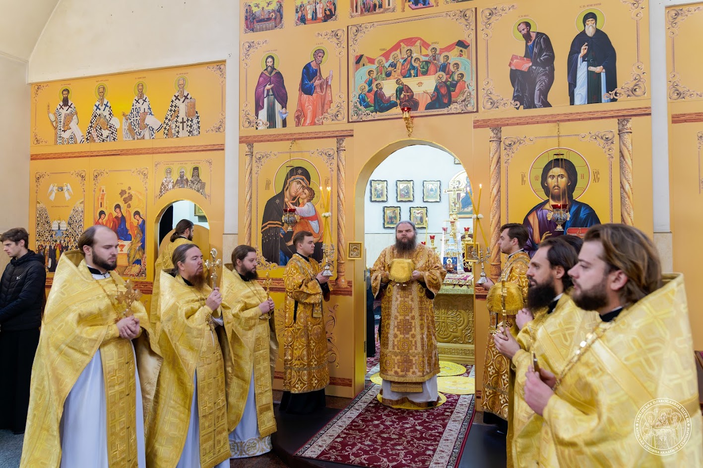 У день народження Предстоятеля УПЦ в Академії відслужена Божественна літургія