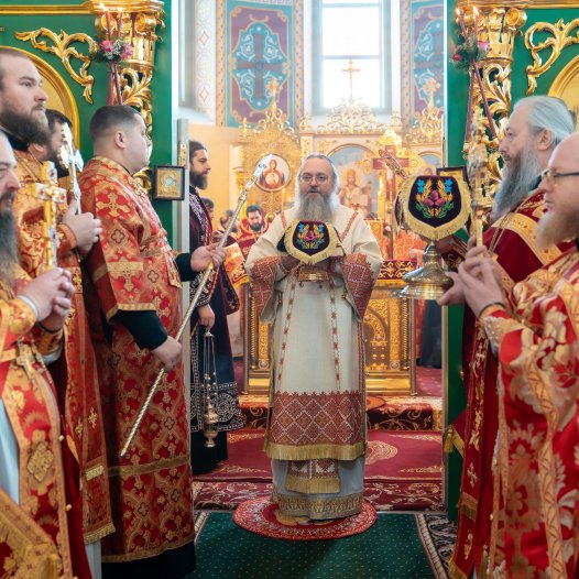 Архієпископ Сильвестр взяв участь у богослужінні в день Ангела митрополита Ніжинського і Прилуцького Климента