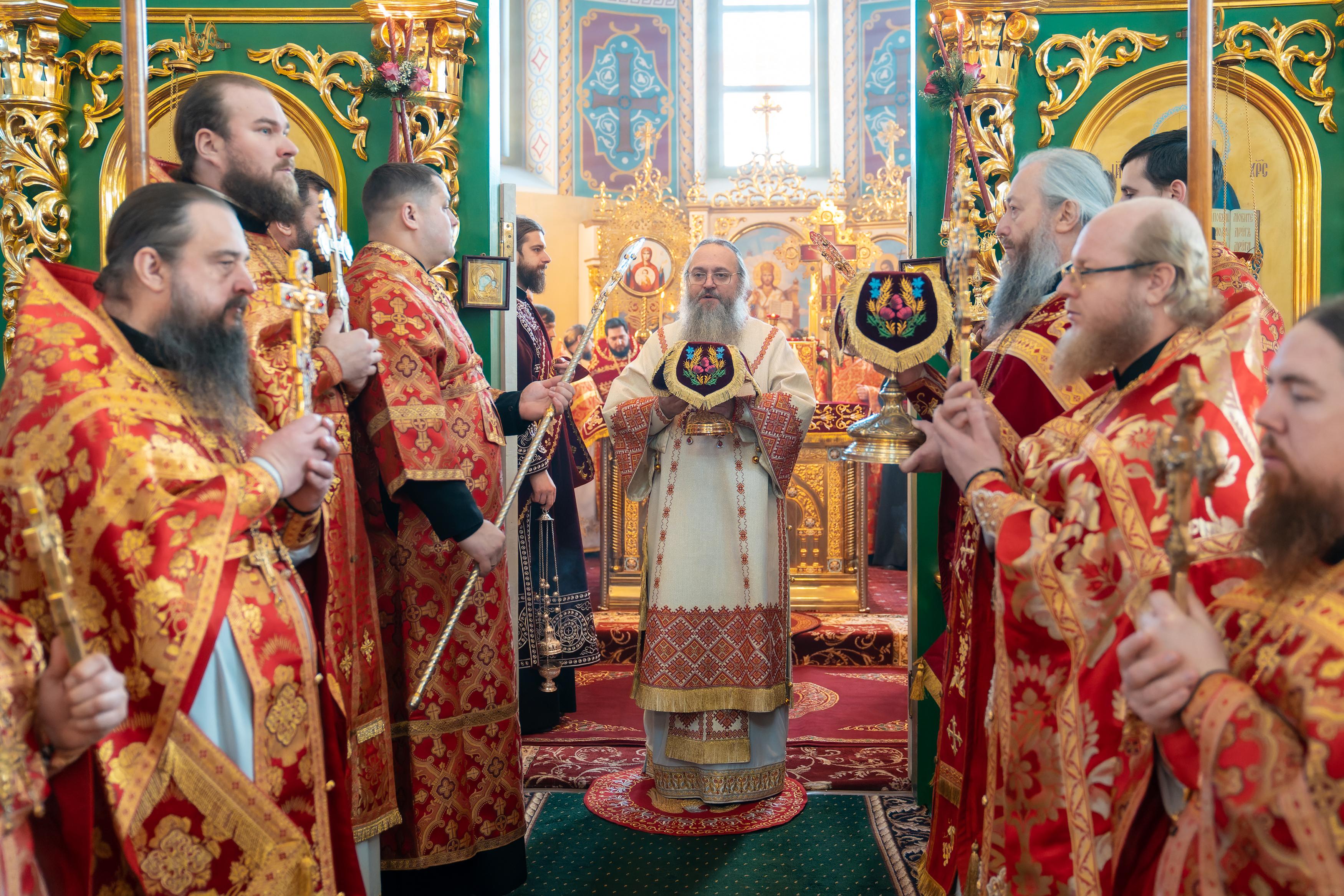 Архієпископ Сильвестр взяв участь у богослужінні з нагоди Дня Ангела митрополита Ніжинського і Прилуцького Климента