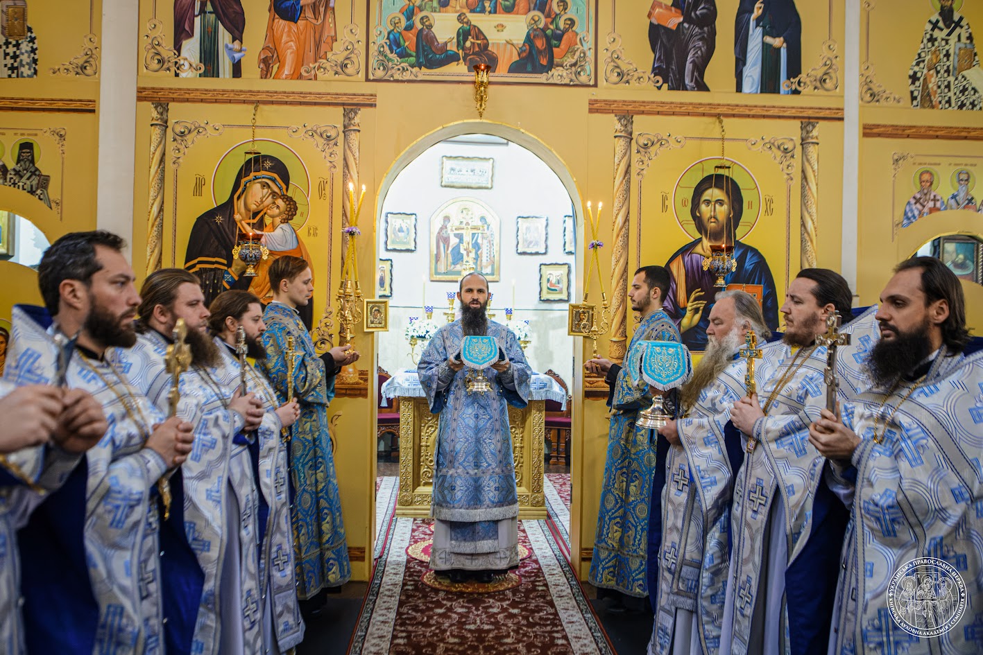 Київські духовні школи молитовно відзначили Введення у храм Пресвятої Богородиці