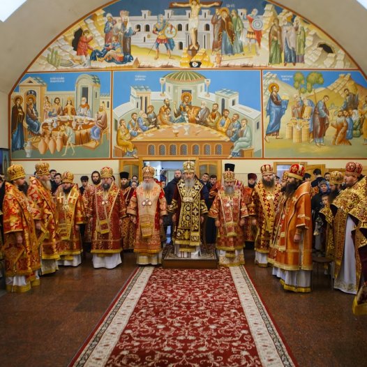 Предстоятель УПЦ очолив святкове богослужіння з нагоди престольного свята Академічного храму