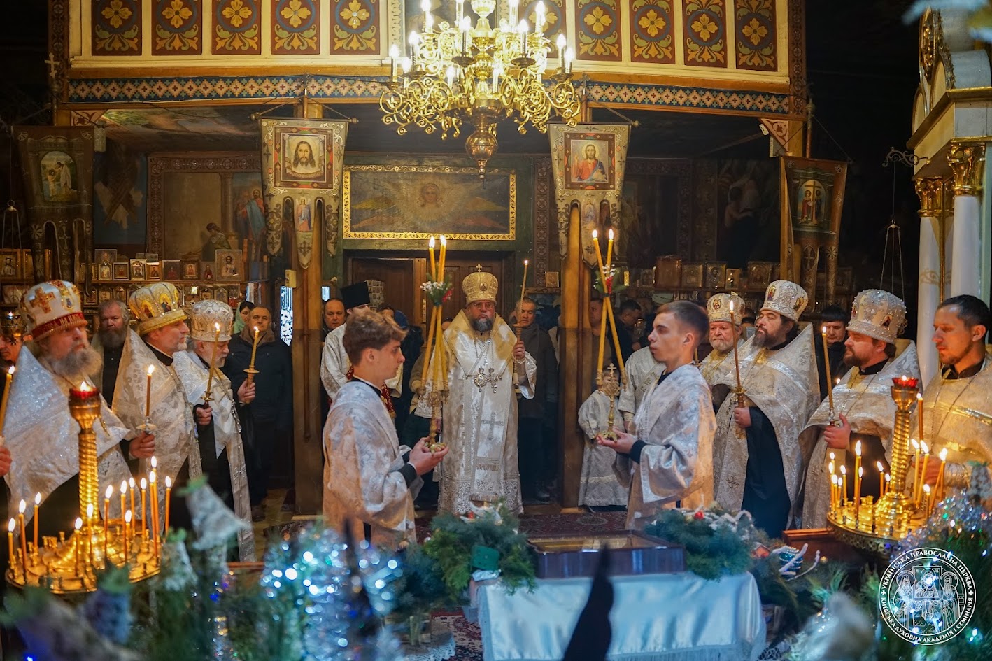 Ректор КДА звершив Всенічне бдіння у Свято-Вознесенському храмі на Деміївці