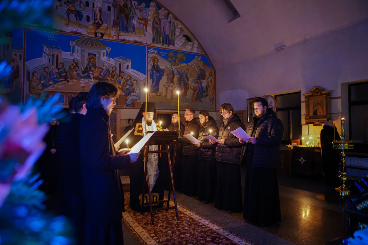 Вечірнє богослужіння з читанням трипіснця Різдва Христового