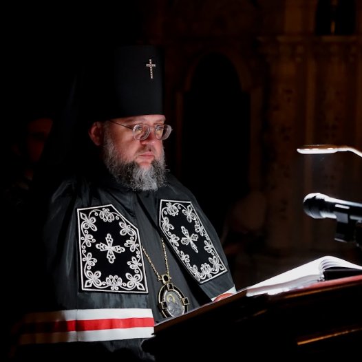 Ректор КДА прочитав другу частину канону прп. Андрія Критського у храмовому комплексі Різдва Христового м. Києва