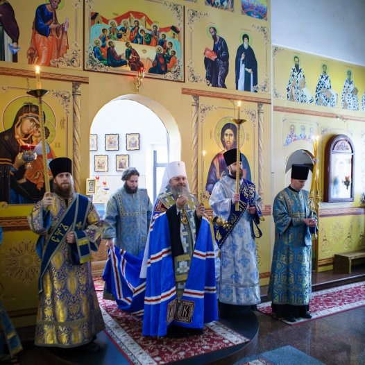 Митрополит Ніжинський і Прилуцький Климент очолив соборний акафіст перед шанованою іконою Божої Матері «Києво-Братська»