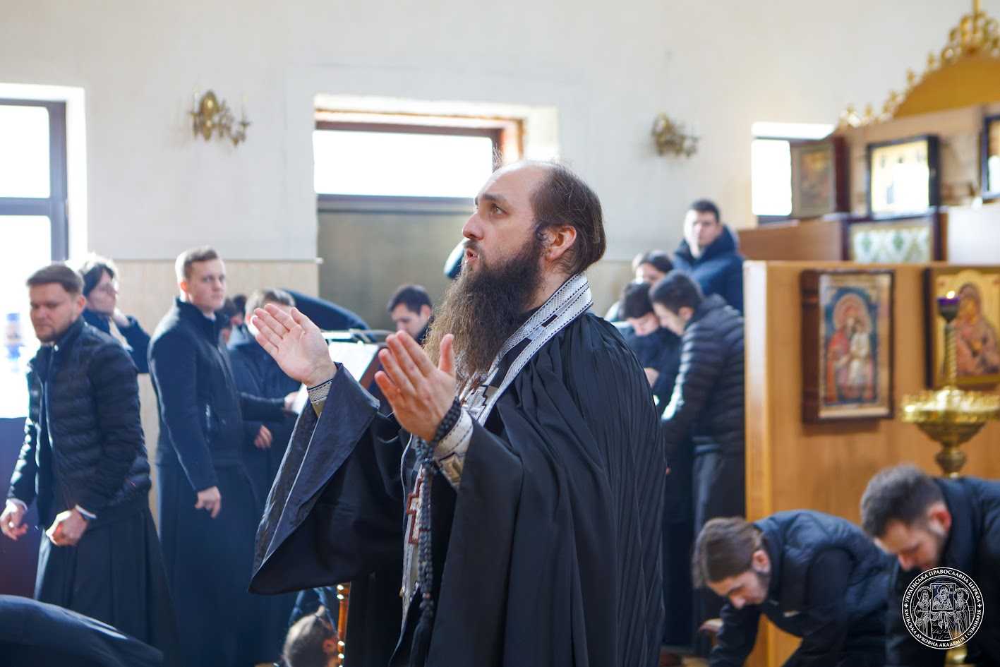 Другий день Великого посту в Київських духовних школах