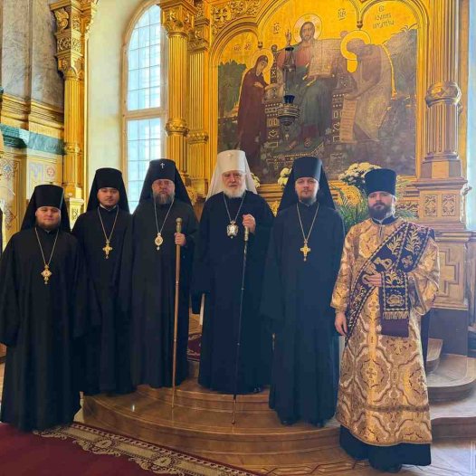 Останній день перебування паломницької групи КДАіС на чолі з ректором у Свято-Успенській Почаївській лаврі