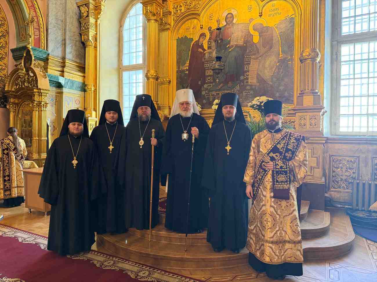 Останній день перебування паломницької групи КДАіС на чолі з ректором у Свято-Успенській Почаївській лаврі