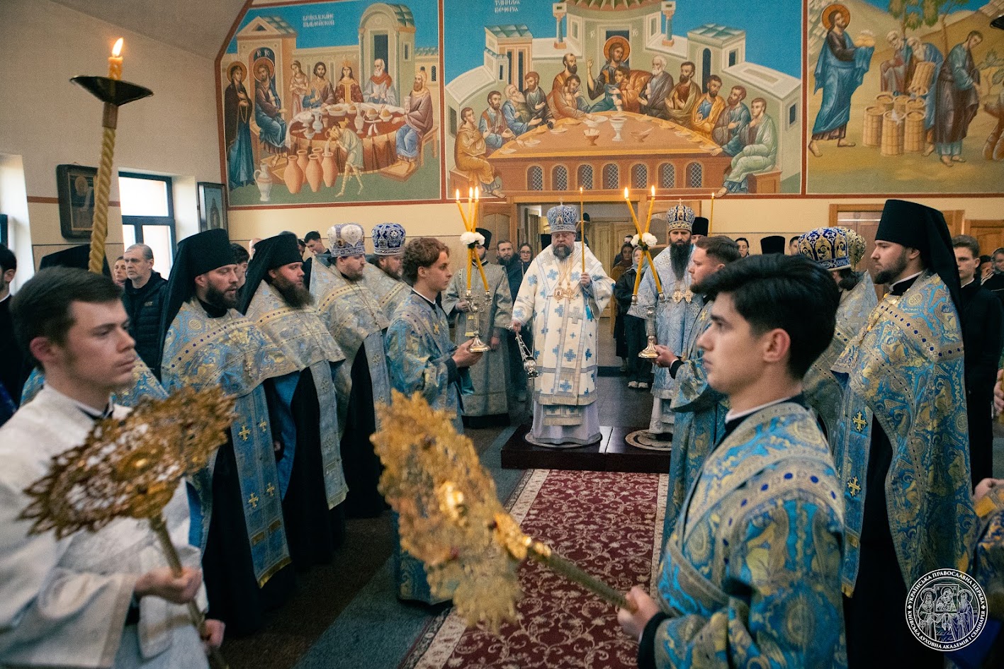 У Суботу Акафіста в КДА звершена утреня з читанням Акафіста Пресвятої Богородиці