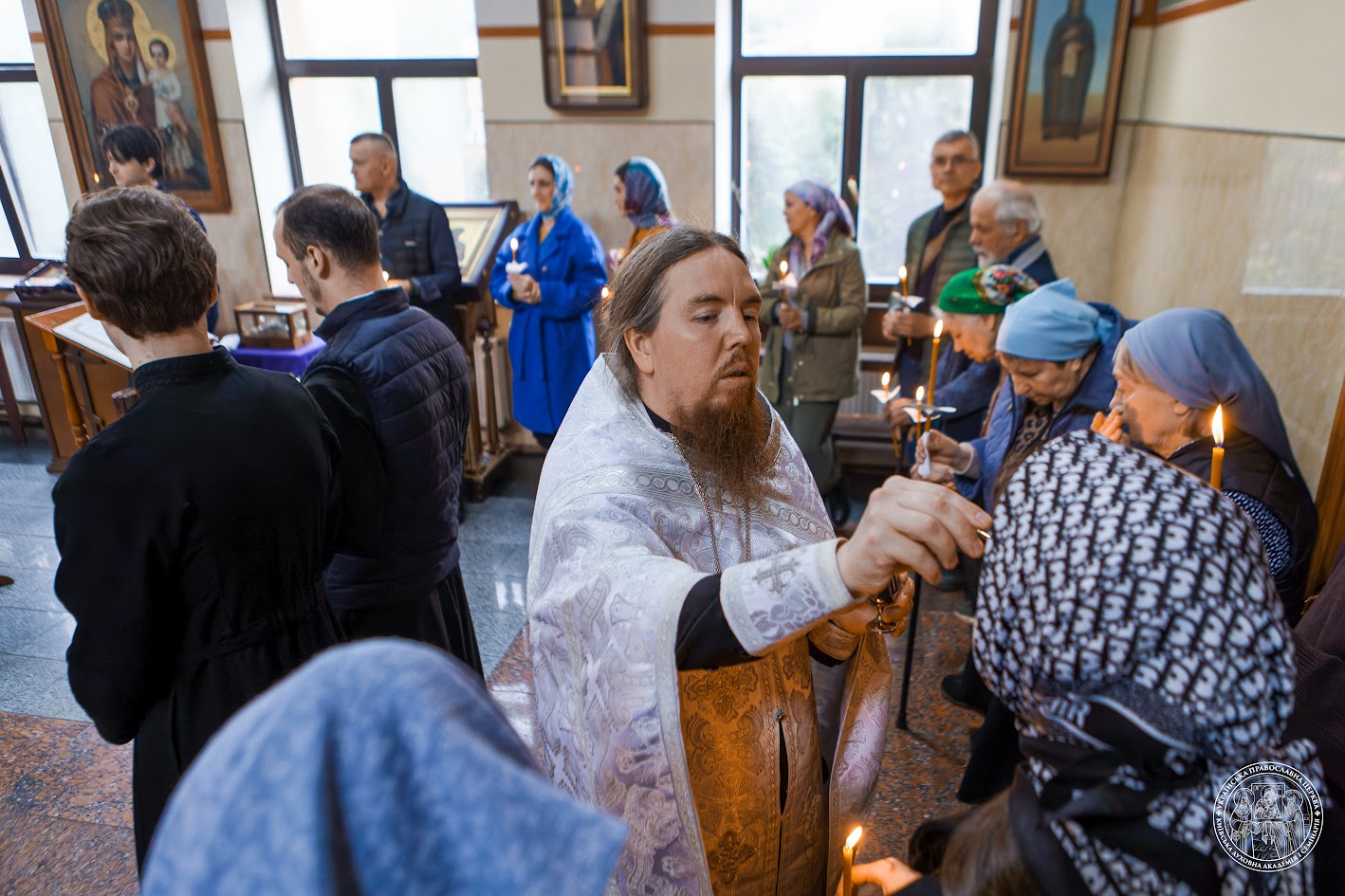 Таїнство Соборування в Академічному храмі КДАіС