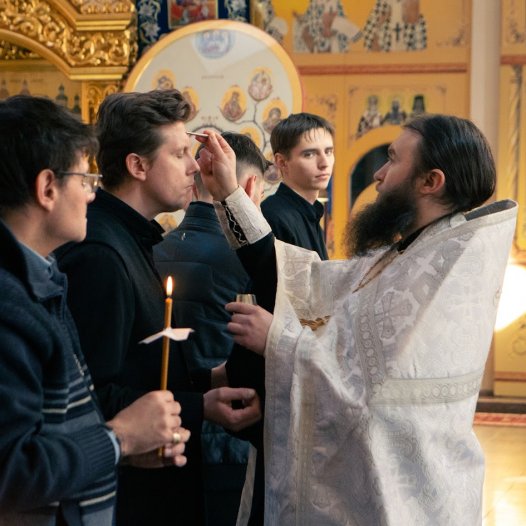 В Академії вперше в цьому році звершено Таїнство Єлеосвячення