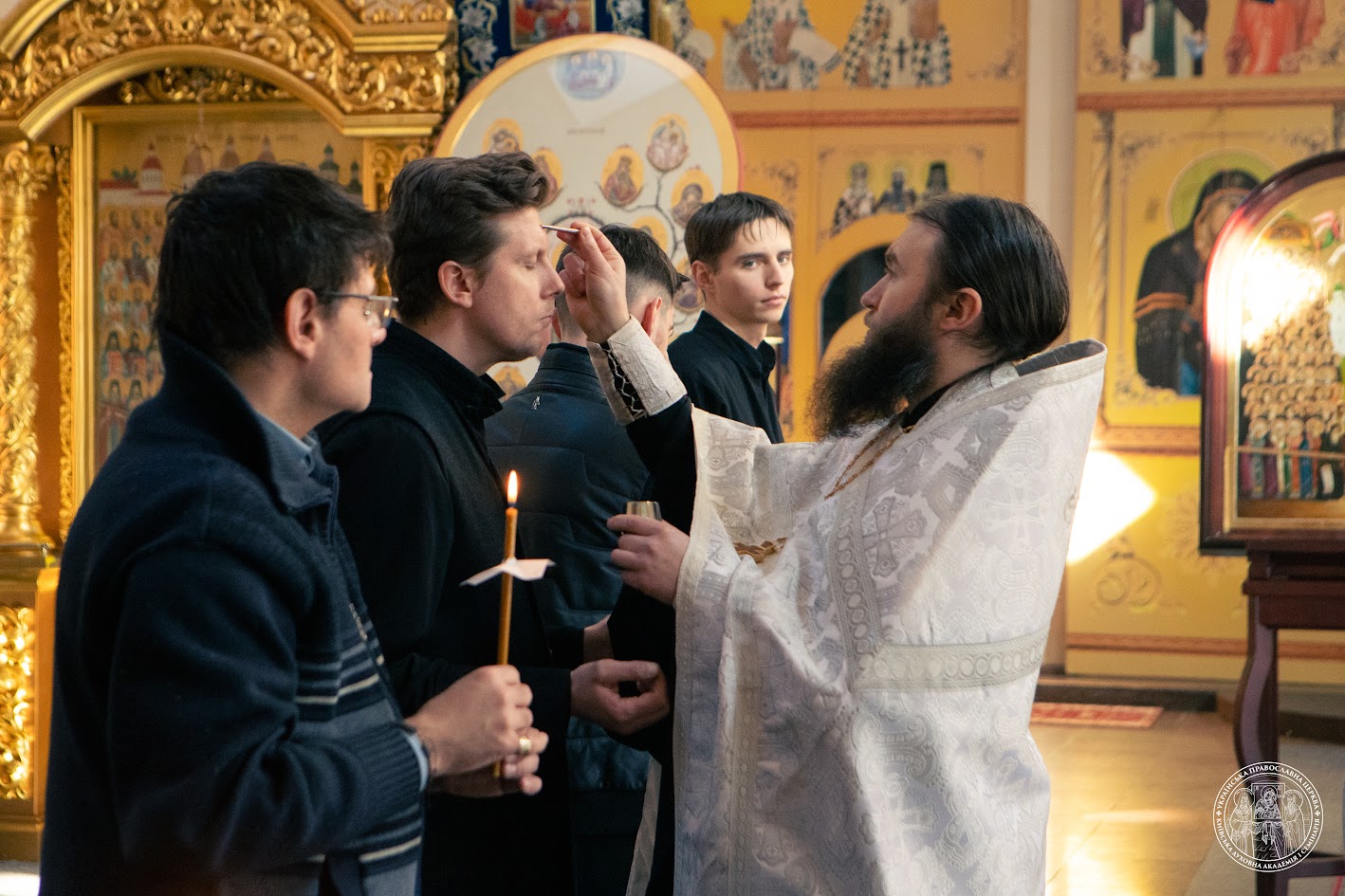 В Академії вперше в цьому році звершено Таїнство Єлеосвячення