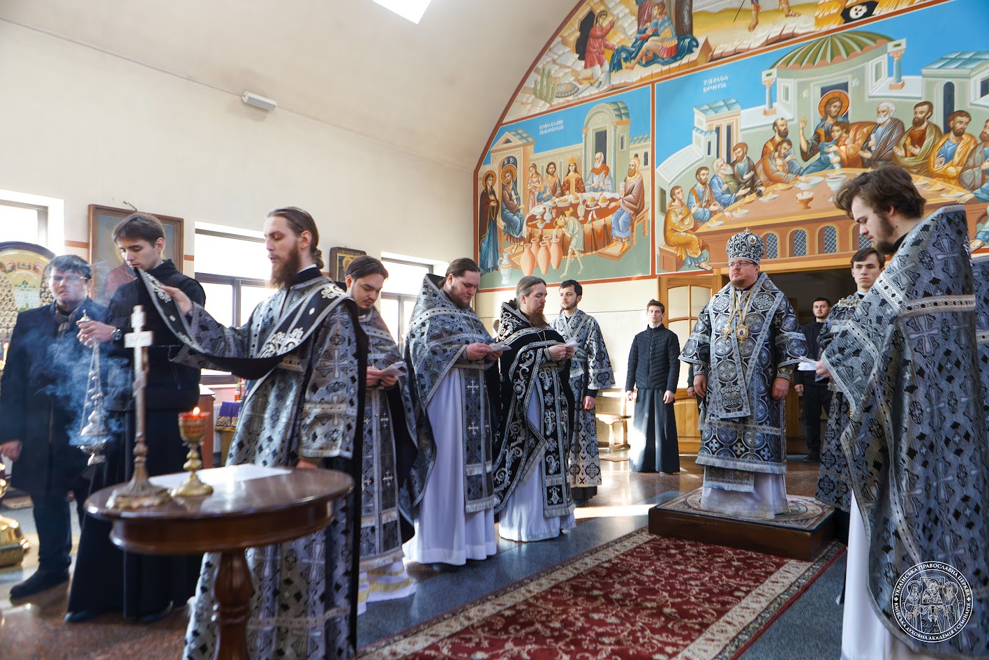 У річницю з дня народження спочилого ректора КДА протоієрея Миколая Забуги (+2014) відслужена заупокійна літія