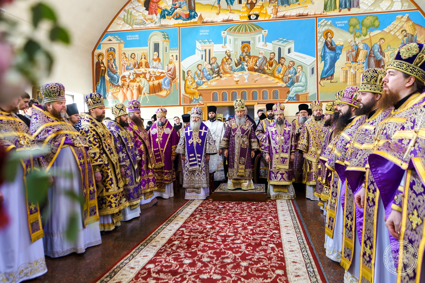 У Хрестопоклонну неділю Блаженніший Митрополит Онуфрій очолив Божественну літургію в Київських духовних школах