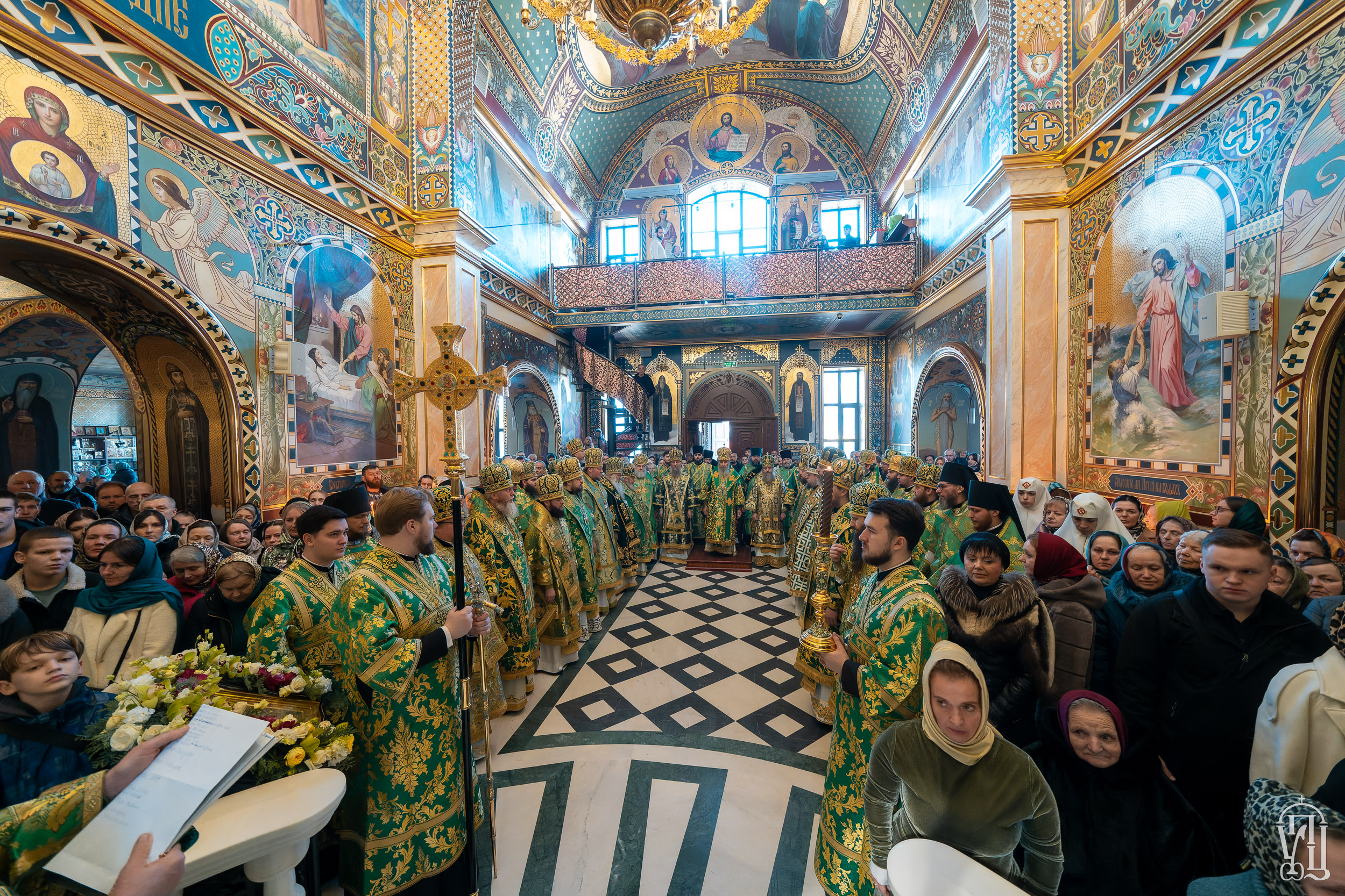 Собор преподобних отців Печерських. Ректор КДА співслужив Предстоятелю УПЦ
