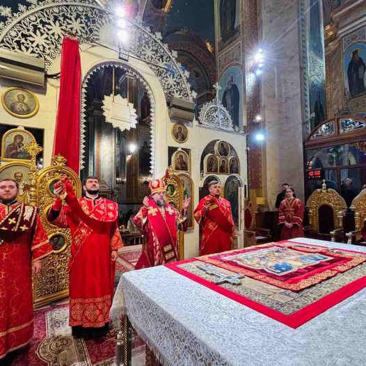 Служіння ректора Академії у Фомину неділю у Свято-Успенському соборі Одеси