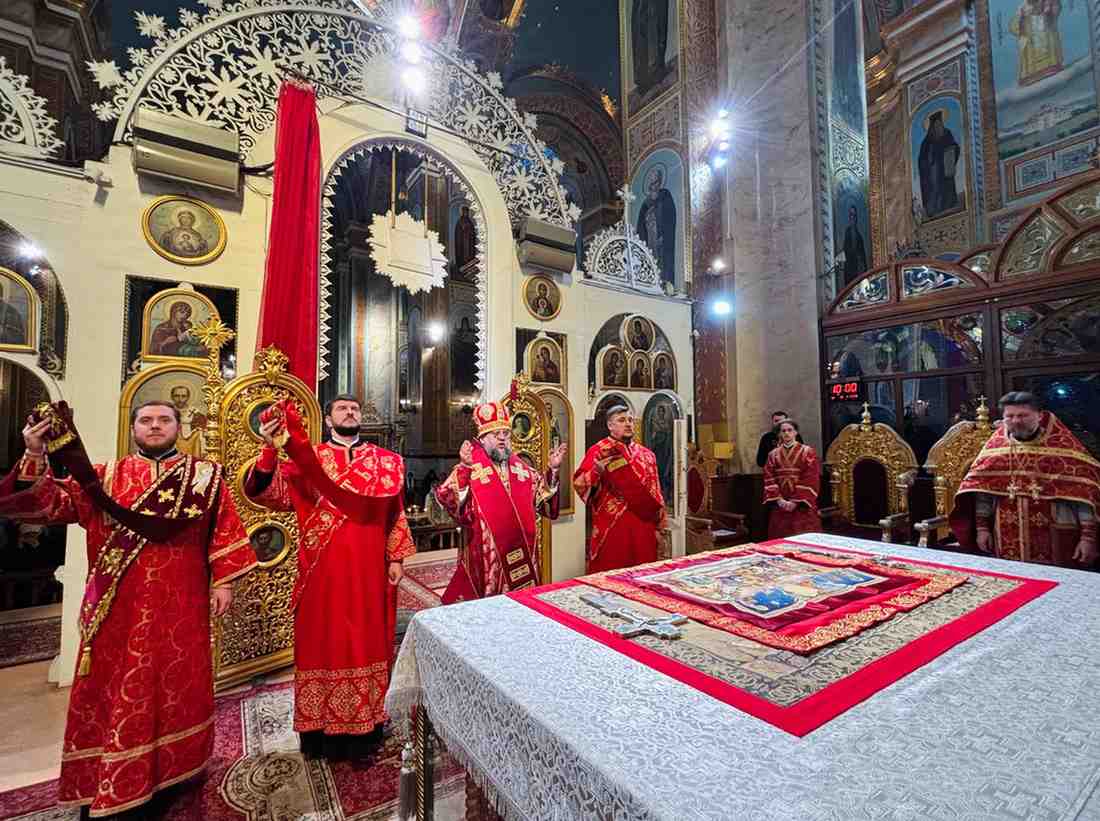 Служіння ректора Академії у Фомину неділю у Свято-Успенському соборі Одеси