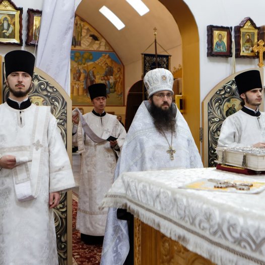 Богослужіння в КДАіС напередодні Лазаревої суботи