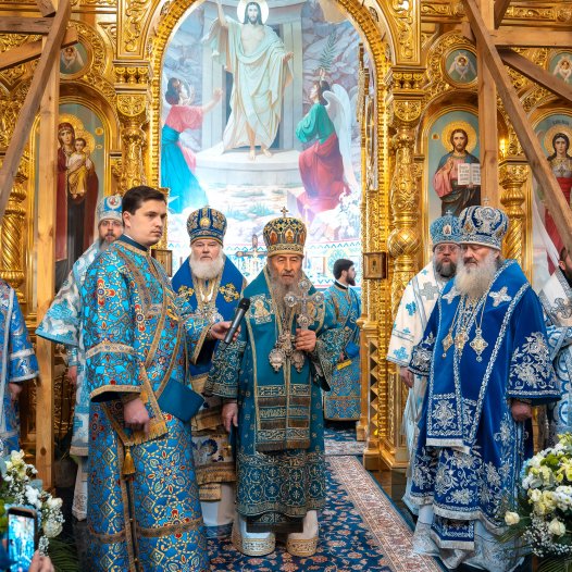 Ректор КДА співслужив Предстоятелю УПЦ у день свята Благовіщення Пресвятої Богородиці