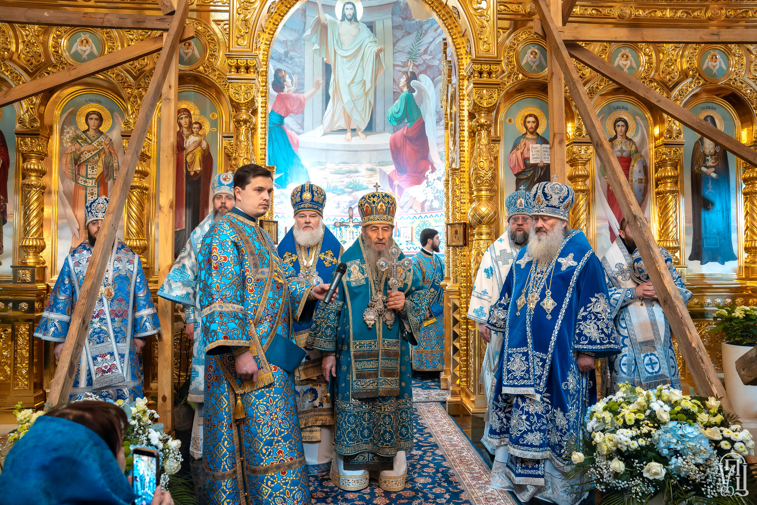 Ректор КДА співслужив Предстоятелю УПЦ у день свята Благовіщення Пресвятої Богородиці