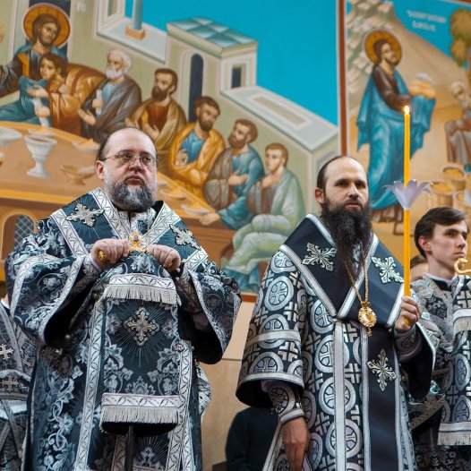 Утреня з читанням 12-ти Страсних Євангелій у Київських духовних школах