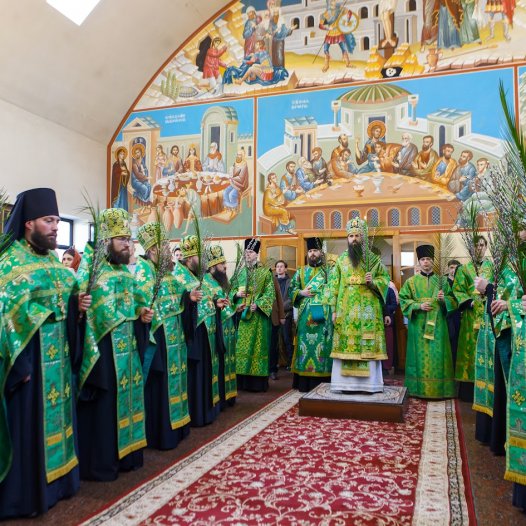 Всенічне бдіння в КДАіС напередодні свята Входу Господнього до Єрусалиму