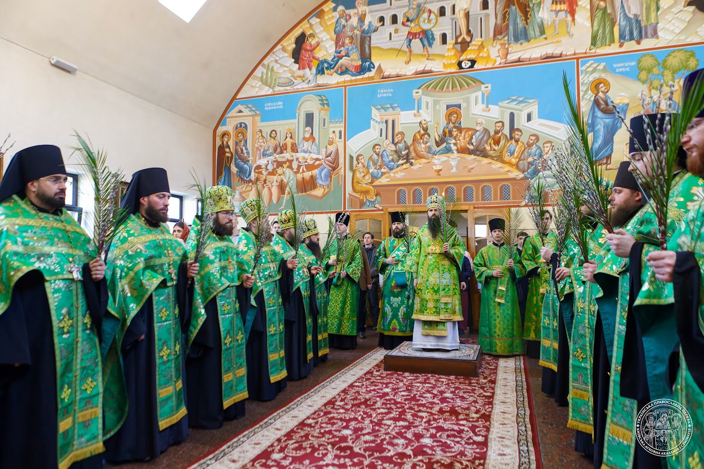 Всенічне бдіння в КДАіС напередодні свята Входу Господнього до Єрусалиму