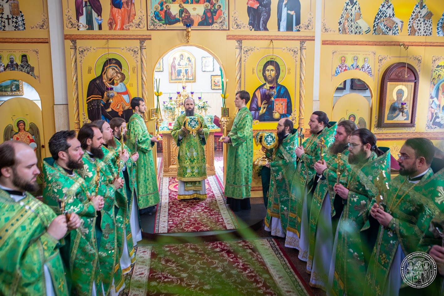 Київські духовні школи молитовно відзначили свято Входу Господнього до Єрусалиму