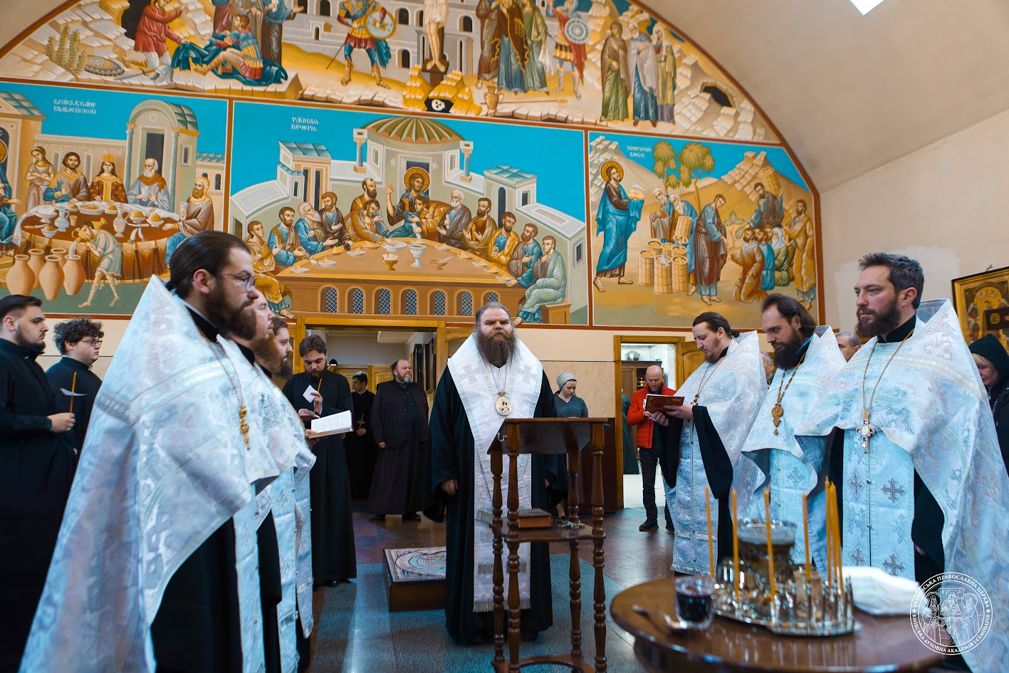 В Київських духовних школах звершено Таїнство Єлеосвячення (Соборування)