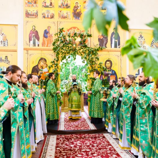 В Київських духовних школах молитовно відзначили День Святої Трійці