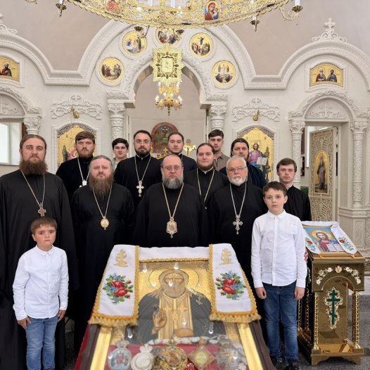 В рамках паломництва на Закарпаття архієпископ Сильвестр вклонився мощам преподобного Іова Угольського