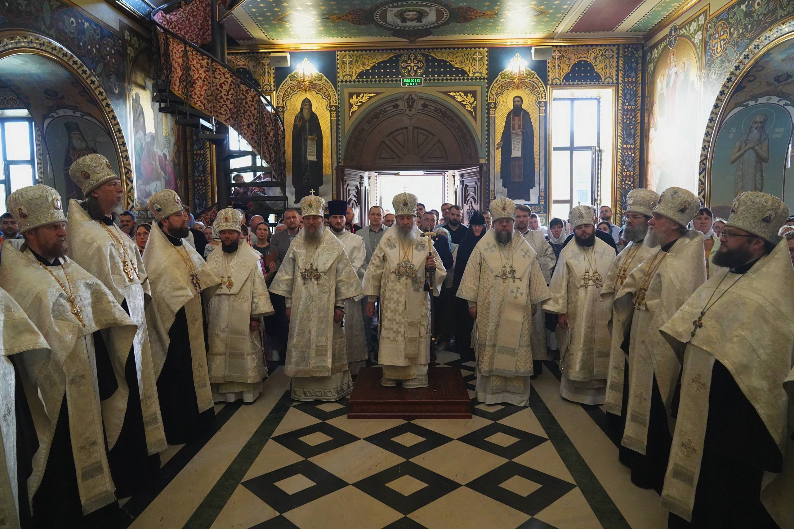 Ректор КДА співслужив Предстоятелю УПЦ за Всенічним бдінням напередодні свята Вознесіння Господнього