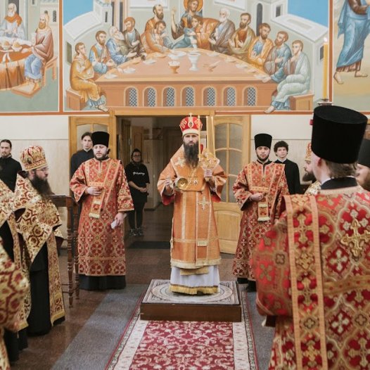 Напередодні віддання Пасхи в Академії відслужено вечірнє богослужіння Пасхальним чином
