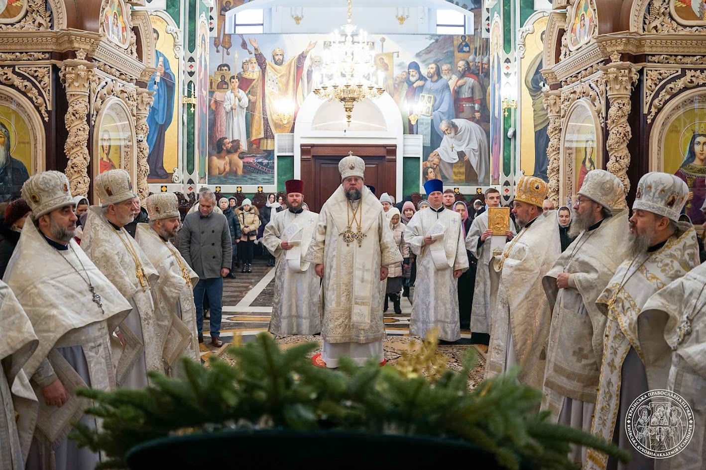 Ректор КДА очолив Божественну літургію у храмовому комплексі на честь Різдва Христового м. Києва