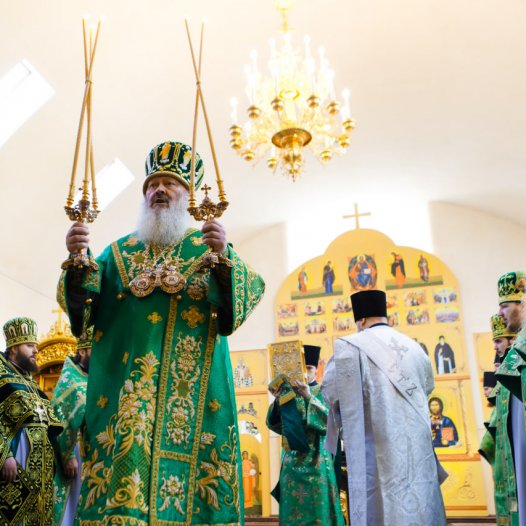 Архієрейська літургія в день пам’яті преподобного Антонія Печерського в Київській духовній академії